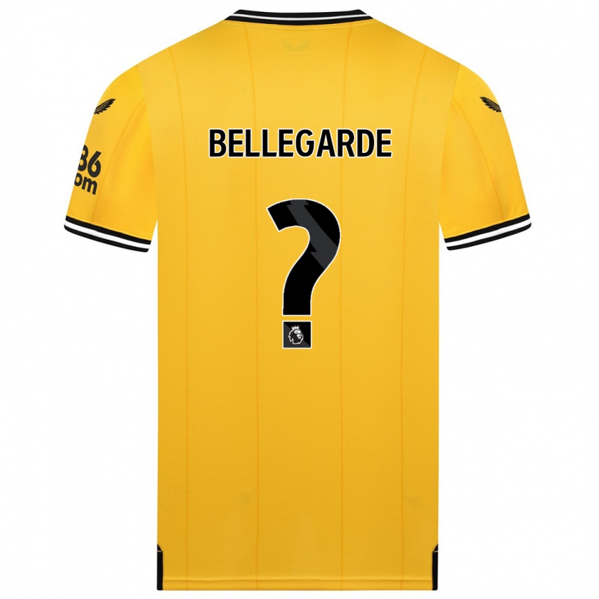 Niño Camiseta Jean-Ricner Bellegarde #0 Amarillo 1ª Equipación 2023/24 La Camisa