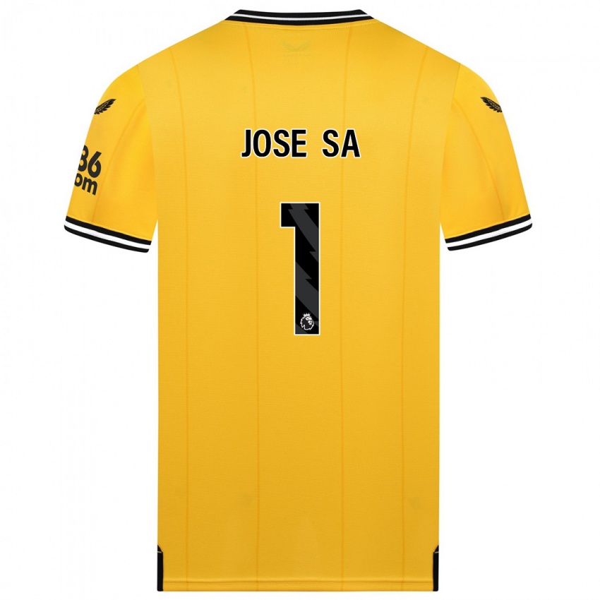 Niño Camiseta Jose Sa #1 Amarillo 1ª Equipación 2023/24 La Camisa