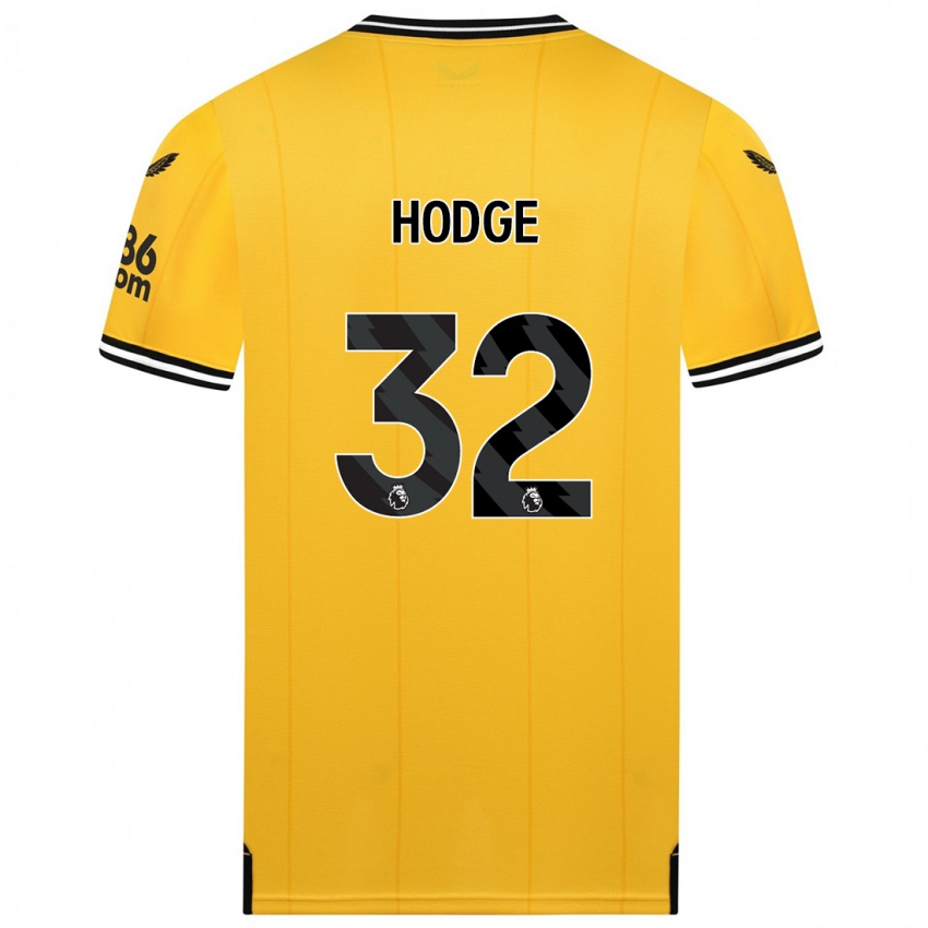 Niño Camiseta Joe Hodge #32 Amarillo 1ª Equipación 2023/24 La Camisa