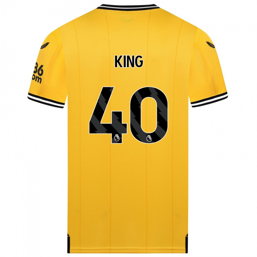 Niño Camiseta Tom King #40 Amarillo 1ª Equipación 2023/24 La Camisa