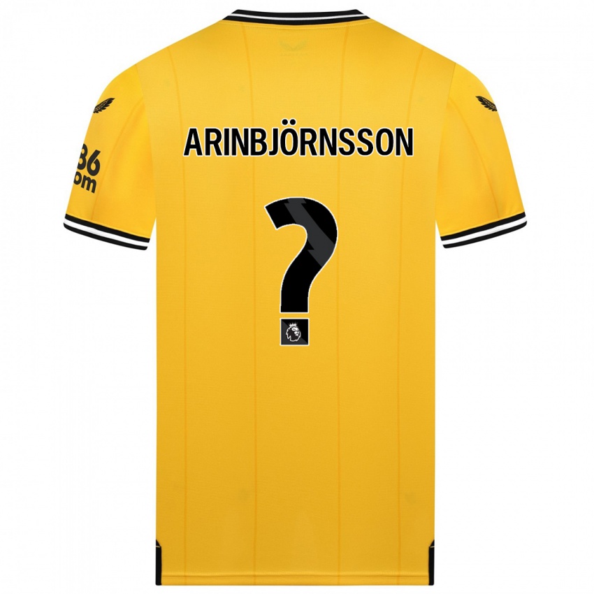Niño Camiseta Pálmi Rafn Arinbjörnsson #0 Amarillo 1ª Equipación 2023/24 La Camisa