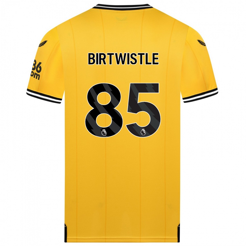 Niño Camiseta Harry Birtwistle #85 Amarillo 1ª Equipación 2023/24 La Camisa