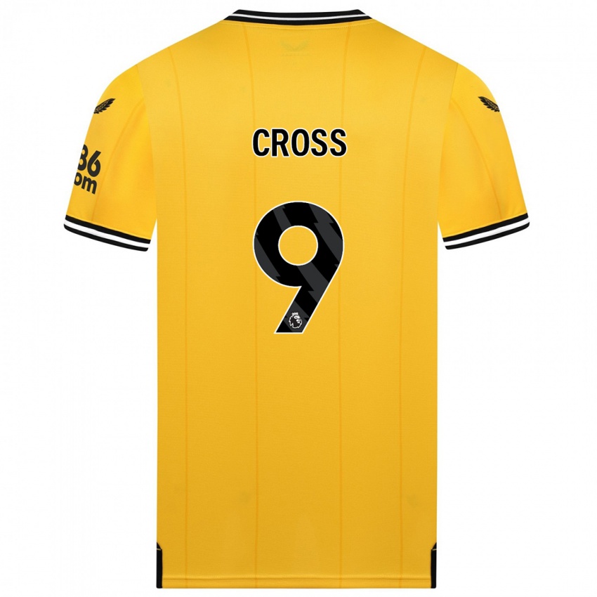 Niño Camiseta Jade Cross #9 Amarillo 1ª Equipación 2023/24 La Camisa