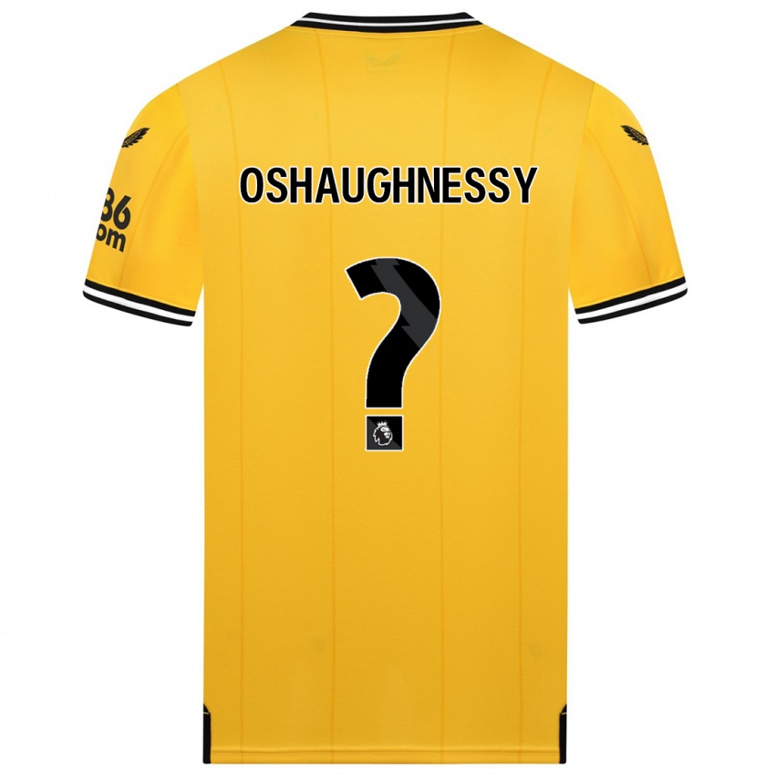 Niño Camiseta Joe Oshaughnessy #0 Amarillo 1ª Equipación 2023/24 La Camisa