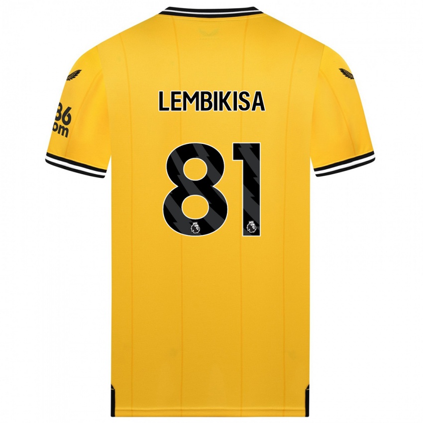 Niño Camiseta Dexter Lembikisa #81 Amarillo 1ª Equipación 2023/24 La Camisa