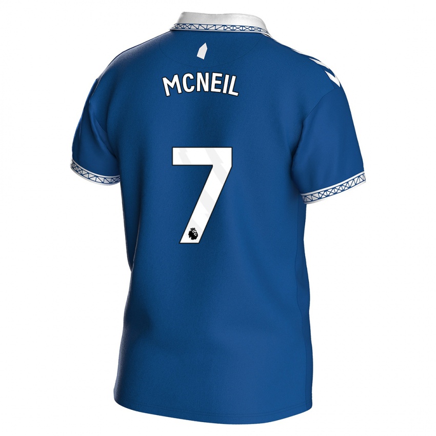 Niño Camiseta Dwight Mcneil #7 Azul Real 1ª Equipación 2023/24 La Camisa