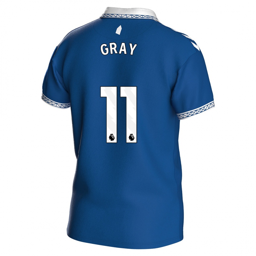 Niño Camiseta Demarai Gray #11 Azul Real 1ª Equipación 2023/24 La Camisa