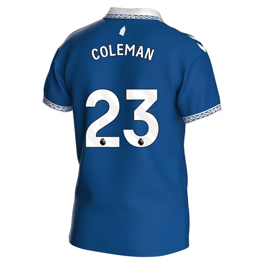 Niño Camiseta Seamus Coleman #23 Azul Real 1ª Equipación 2023/24 La Camisa