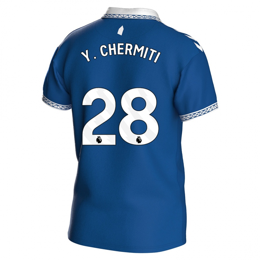 Niño Camiseta Chermiti #28 Azul Real 1ª Equipación 2023/24 La Camisa