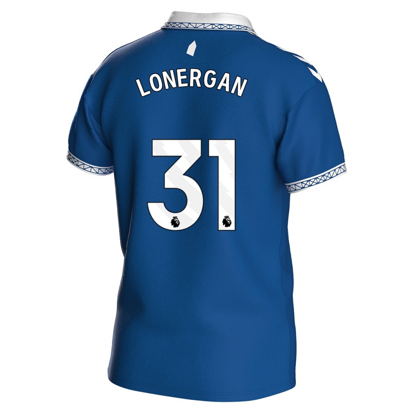 Niño Camiseta Andy Lonergan #31 Azul Real 1ª Equipación 2023/24 La Camisa
