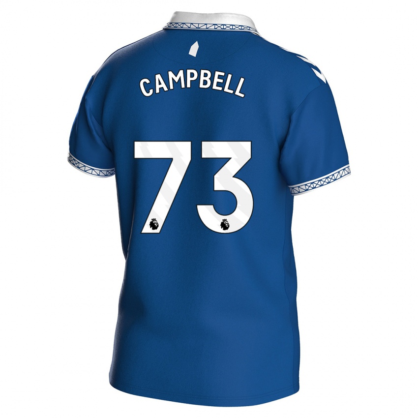 Niño Camiseta Elijah Campbell #73 Azul Real 1ª Equipación 2023/24 La Camisa