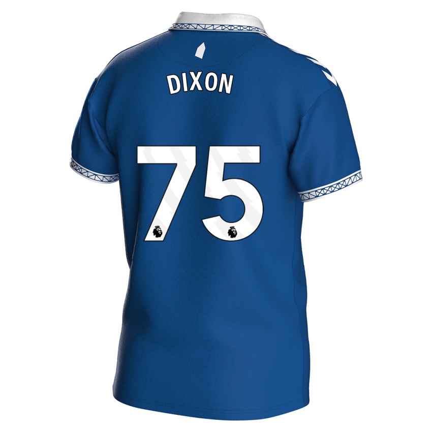 Niño Camiseta Roman Dixon #75 Azul Real 1ª Equipación 2023/24 La Camisa