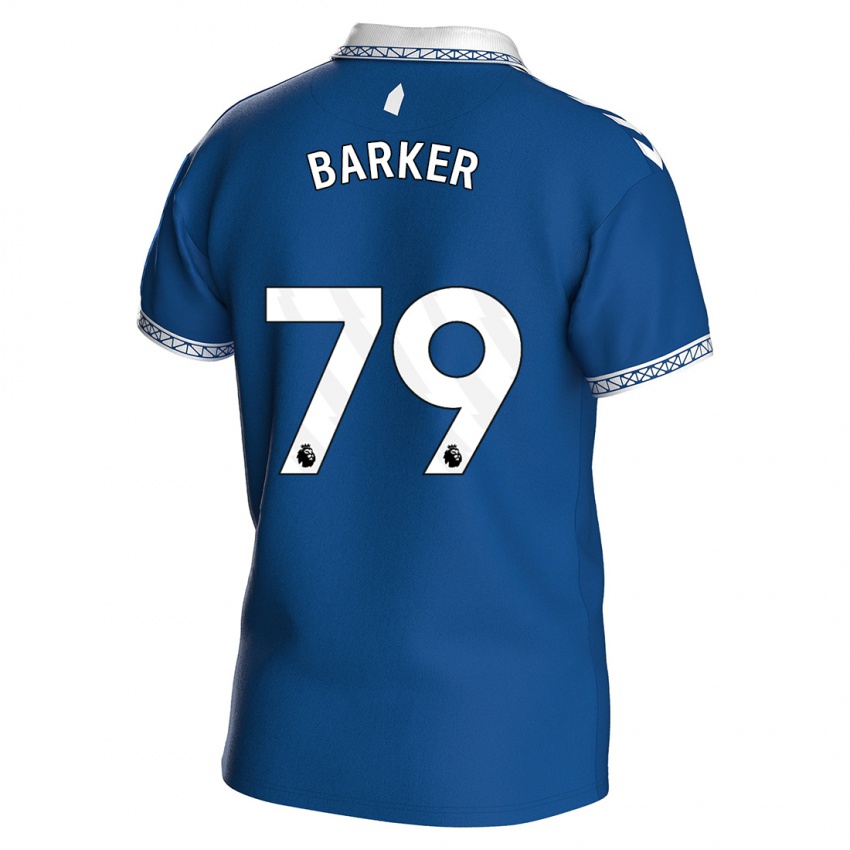 Niño Camiseta Owen Barker #79 Azul Real 1ª Equipación 2023/24 La Camisa