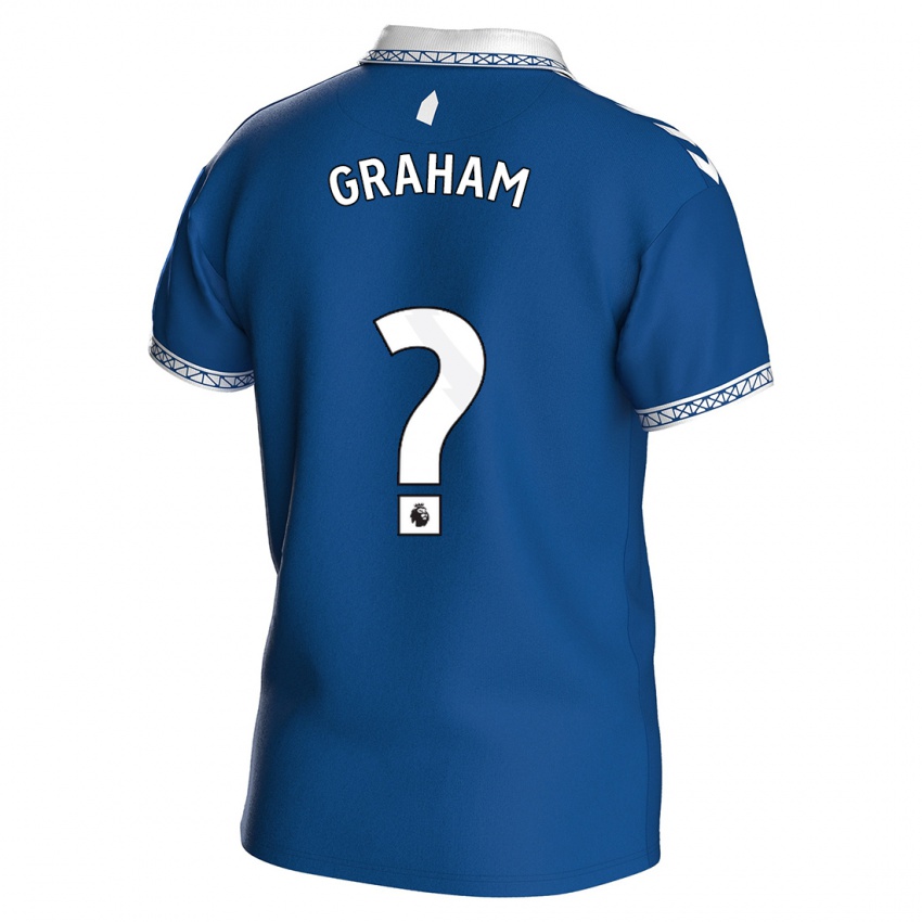 Niño Camiseta Dylan Graham #0 Azul Real 1ª Equipación 2023/24 La Camisa