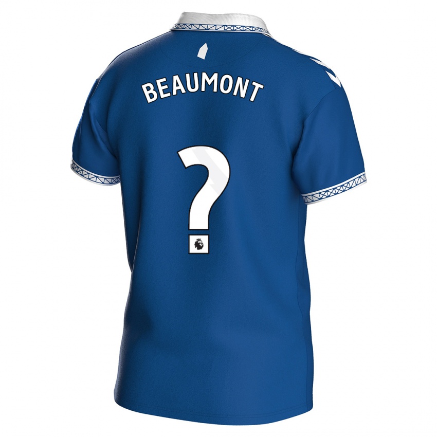 Niño Camiseta Jacob Beaumont-Clark #0 Azul Real 1ª Equipación 2023/24 La Camisa
