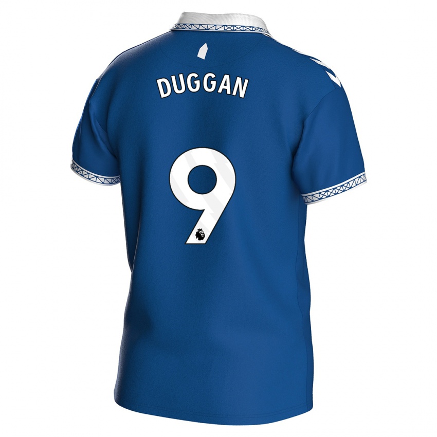 Niño Camiseta Toni Duggan #9 Azul Real 1ª Equipación 2023/24 La Camisa