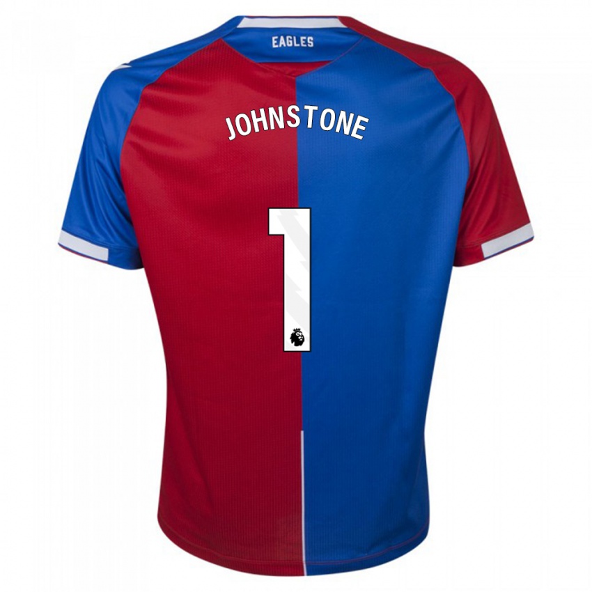 Niño Camiseta Sam Johnstone #1 Rojo Azul 1ª Equipación 2023/24 La Camisa