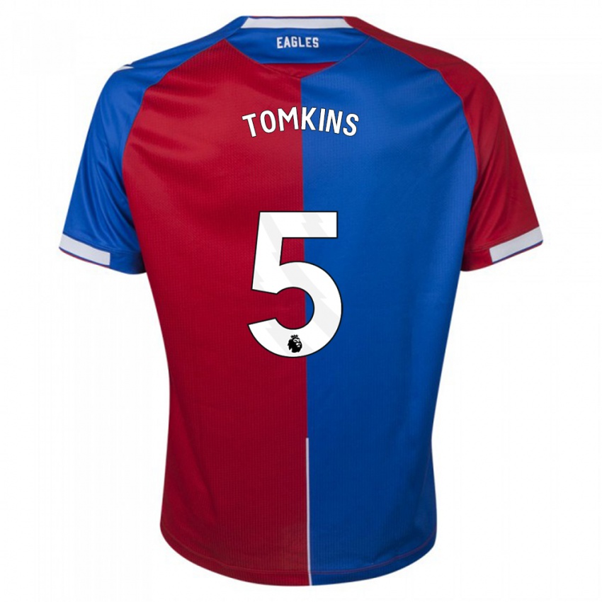 Niño Camiseta James Tomkins #5 Rojo Azul 1ª Equipación 2023/24 La Camisa
