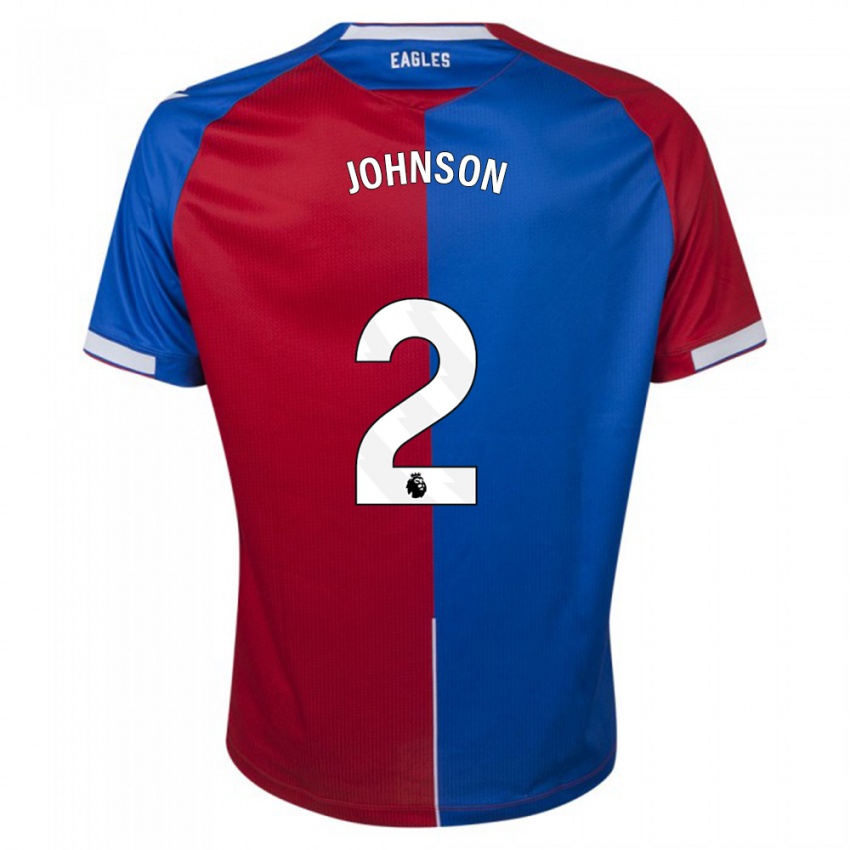 Niño Camiseta Annabel Johnson #2 Rojo Azul 1ª Equipación 2023/24 La Camisa