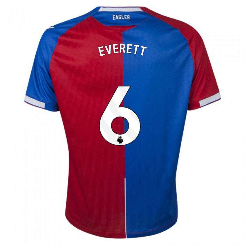 Niño Camiseta Aimee Everett #6 Rojo Azul 1ª Equipación 2023/24 La Camisa