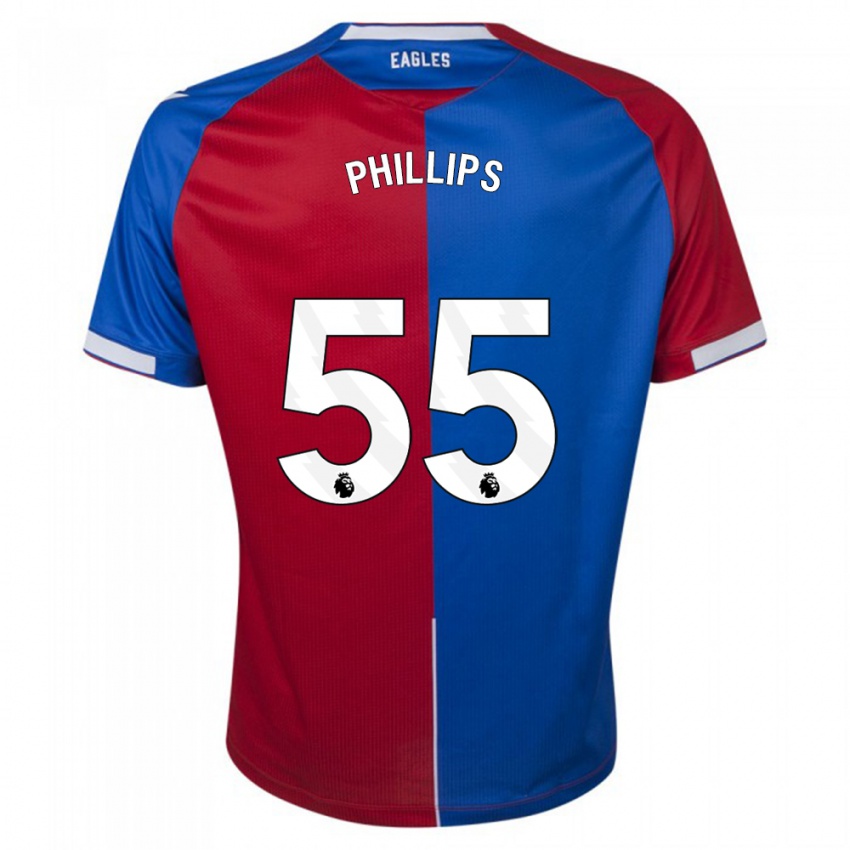 Niño Camiseta Killian Phillips #55 Rojo Azul 1ª Equipación 2023/24 La Camisa