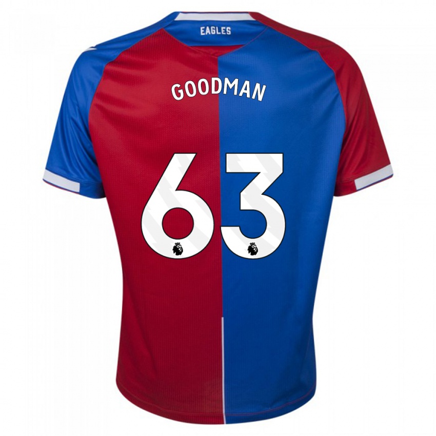 Niño Camiseta Owen Goodman #63 Rojo Azul 1ª Equipación 2023/24 La Camisa