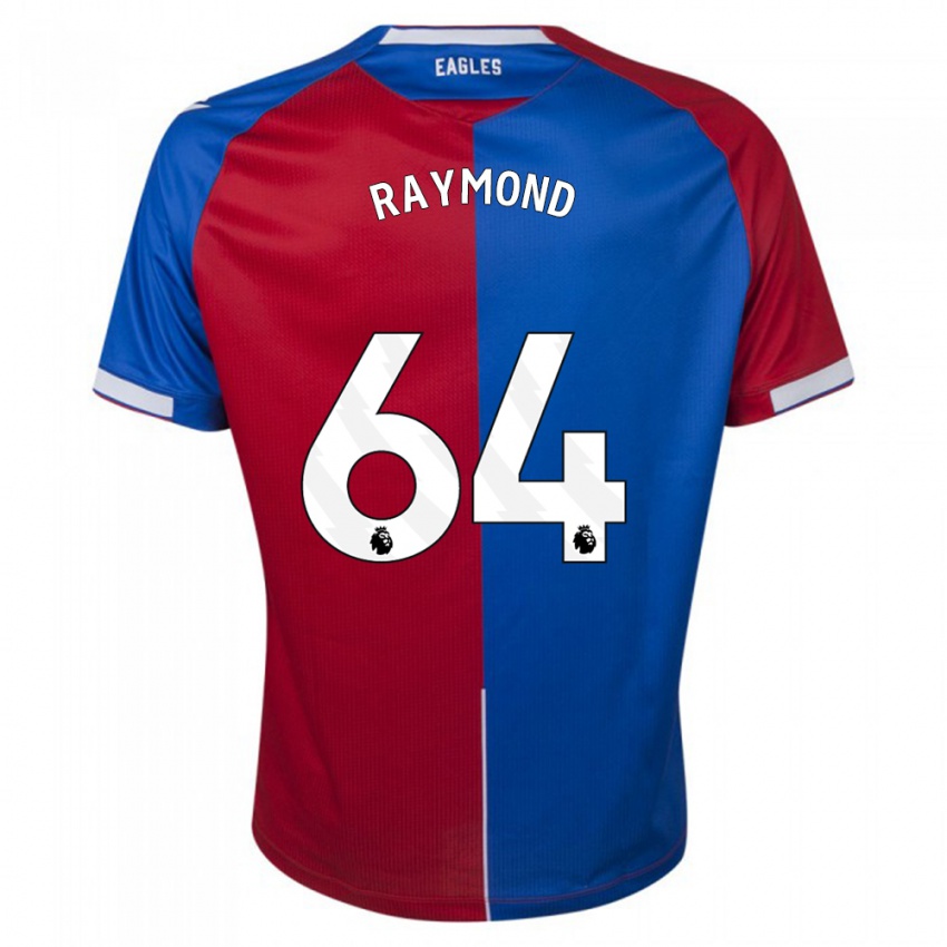 Niño Camiseta Jadan Raymond #64 Rojo Azul 1ª Equipación 2023/24 La Camisa