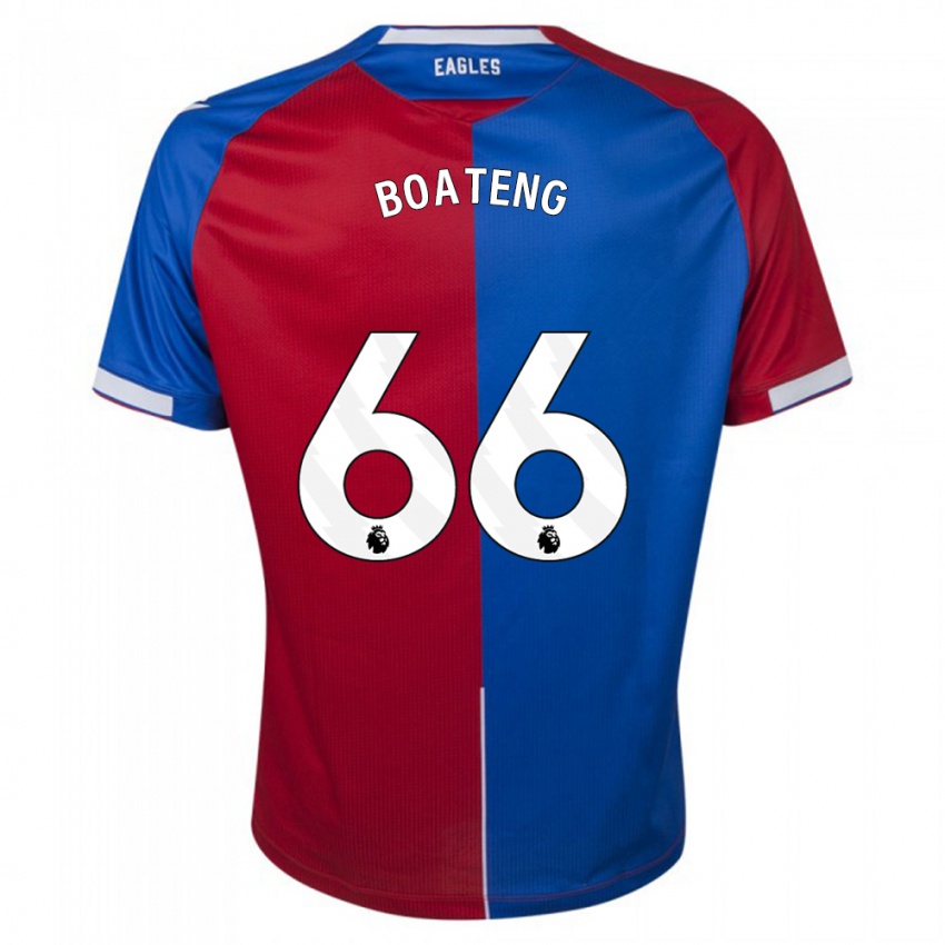 Niño Camiseta David Boateng #66 Rojo Azul 1ª Equipación 2023/24 La Camisa