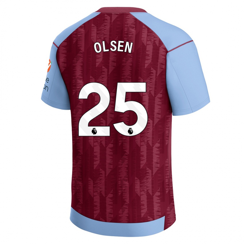 Niño Camiseta Robin Olsen #25 Azul Claro 1ª Equipación 2023/24 La Camisa