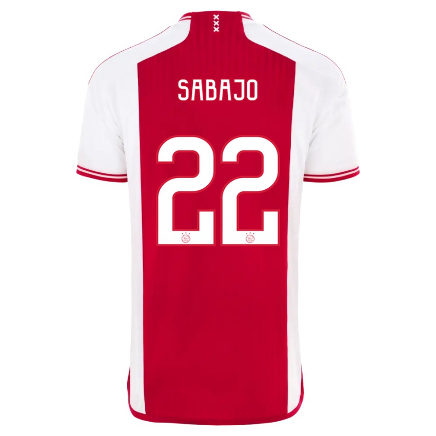Niño Camiseta Quinty Sabajo #22 Rojo Blanco 1ª Equipación 2023/24 La Camisa