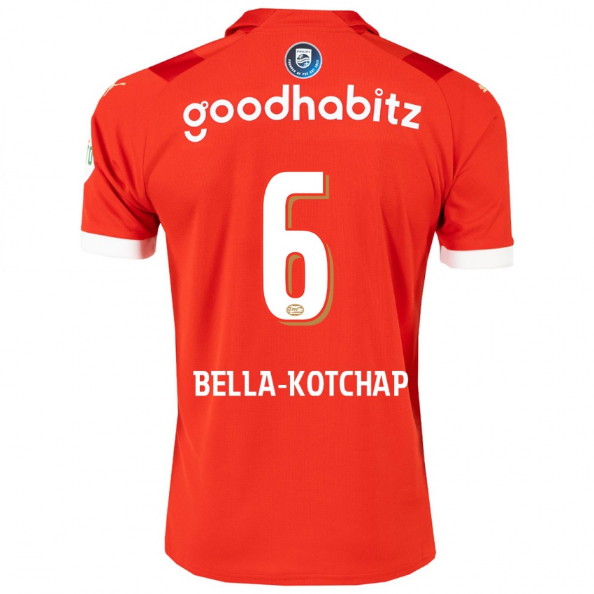 Niño Camiseta Armel Bella-Kotchap #6 Rojo 1ª Equipación 2023/24 La Camisa
