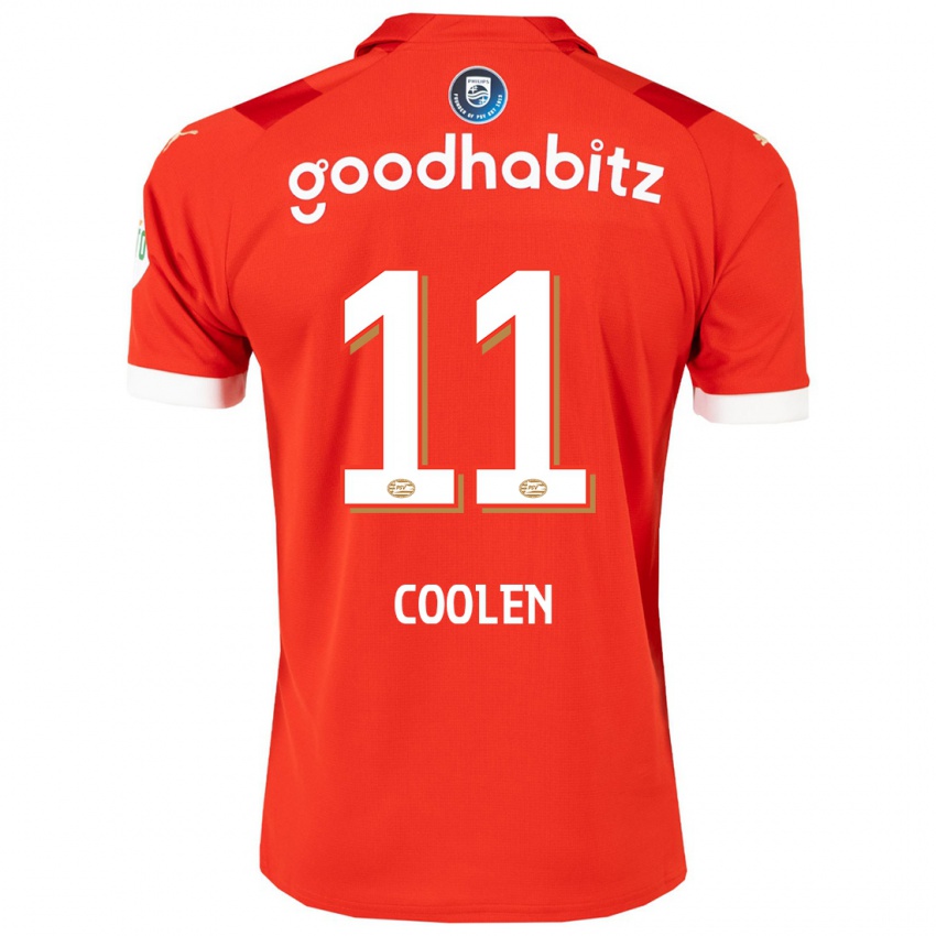 Niño Camiseta Nadia Coolen #11 Rojo 1ª Equipación 2023/24 La Camisa