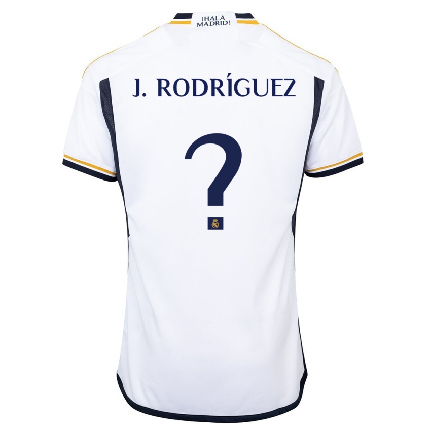 Niño Camiseta Juan Rodríguez #0 Blanco 1ª Equipación 2023/24 La Camisa