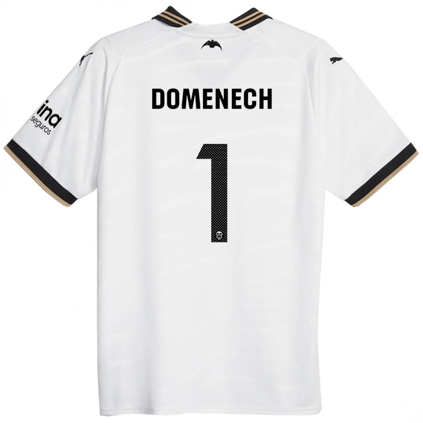 Niño Camiseta Jaume Domenech #1 Blanco 1ª Equipación 2023/24 La Camisa