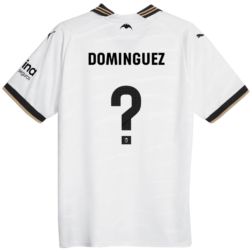 Niño Camiseta Mario Dominguez #0 Blanco 1ª Equipación 2023/24 La Camisa