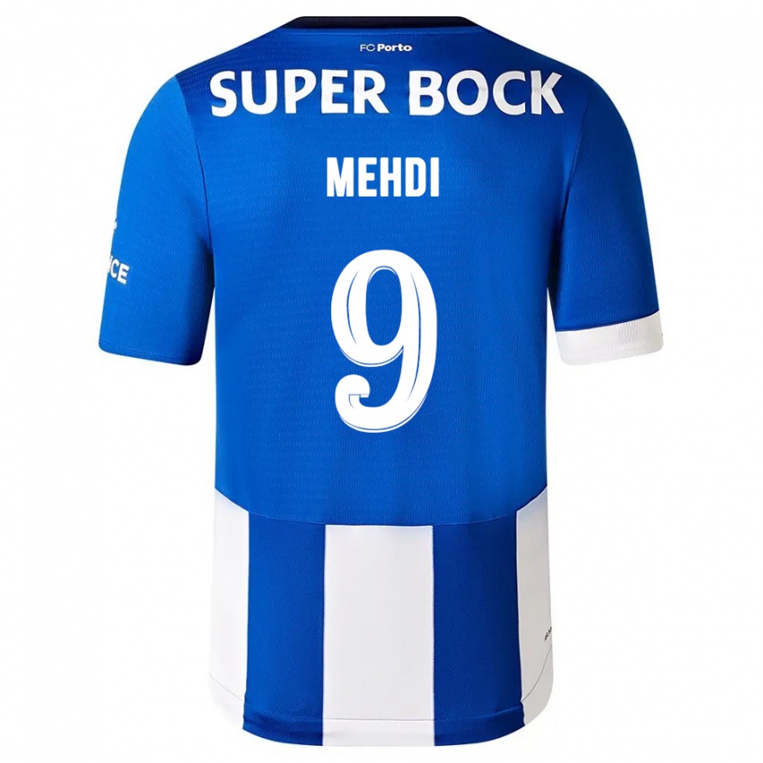 Niño Camiseta Mehdi Taremi #9 Azul Blanco 1ª Equipación 2023/24 La Camisa