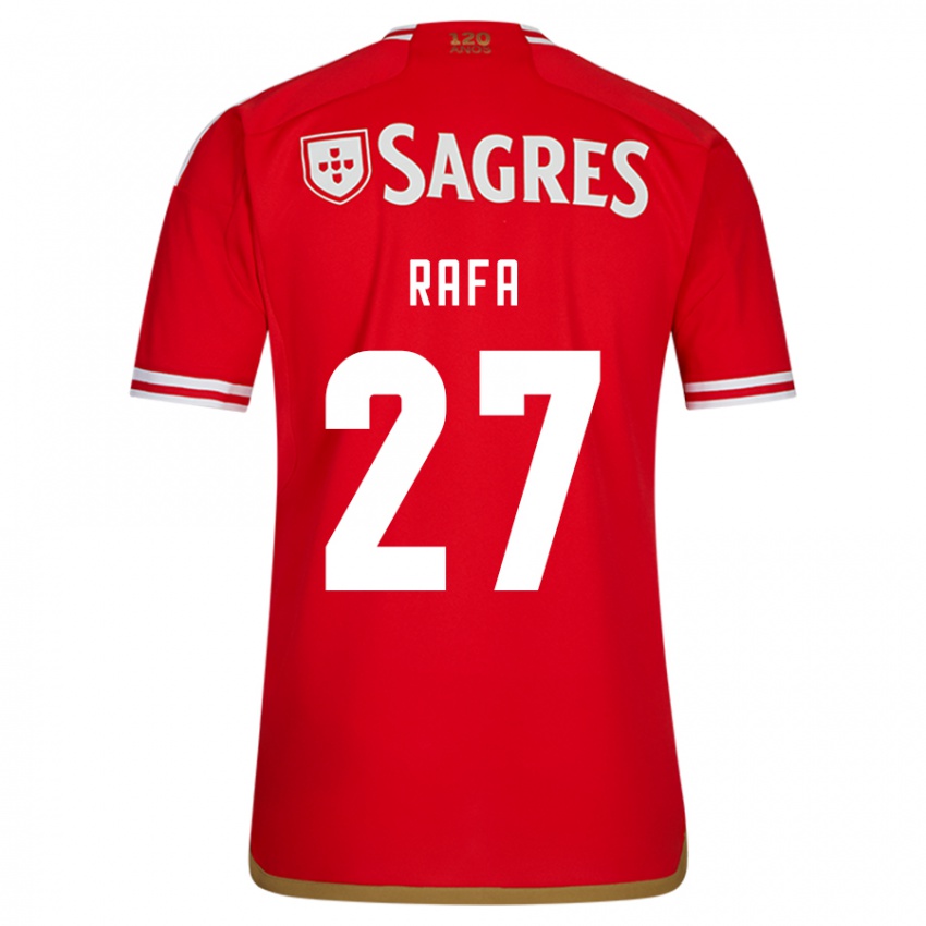Niño Camiseta Rafa #27 Rojo 1ª Equipación 2023/24 La Camisa