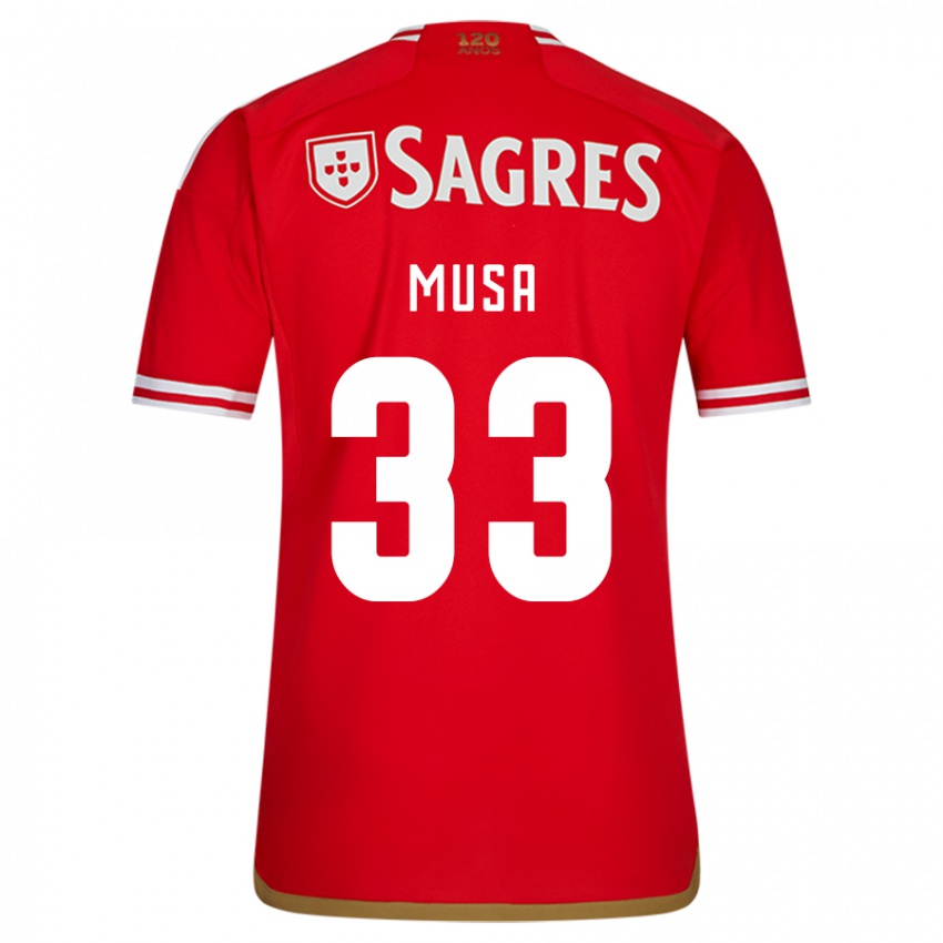 Niño Camiseta Petar Musa #33 Rojo 1ª Equipación 2023/24 La Camisa