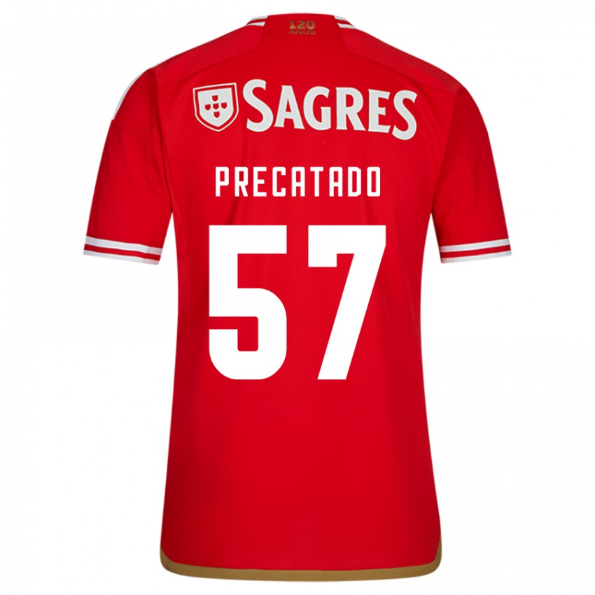 Niño Camiseta Precatado #57 Rojo 1ª Equipación 2023/24 La Camisa