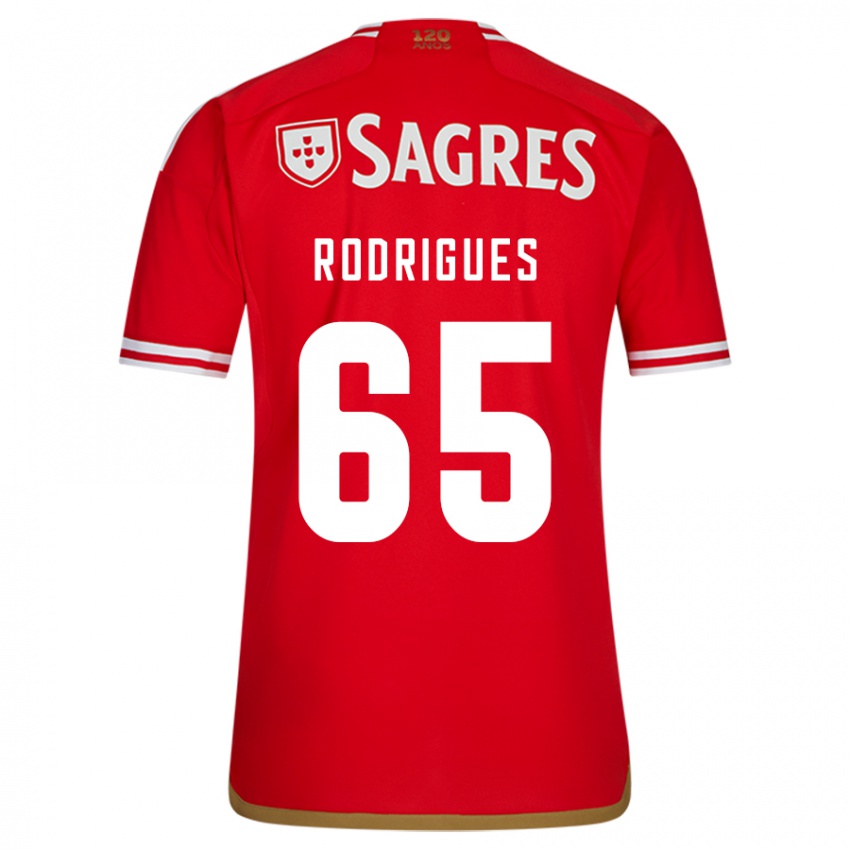 Niño Camiseta Rafael Rodrigues #65 Rojo 1ª Equipación 2023/24 La Camisa