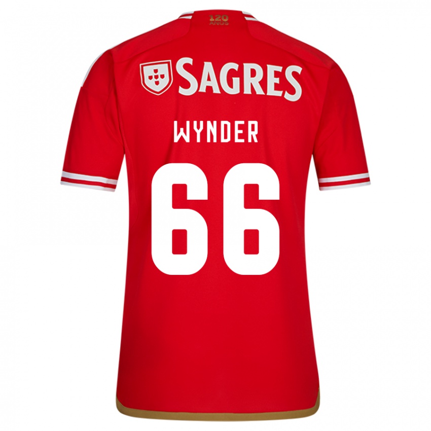 Niño Camiseta Joshua Wynder #66 Rojo 1ª Equipación 2023/24 La Camisa