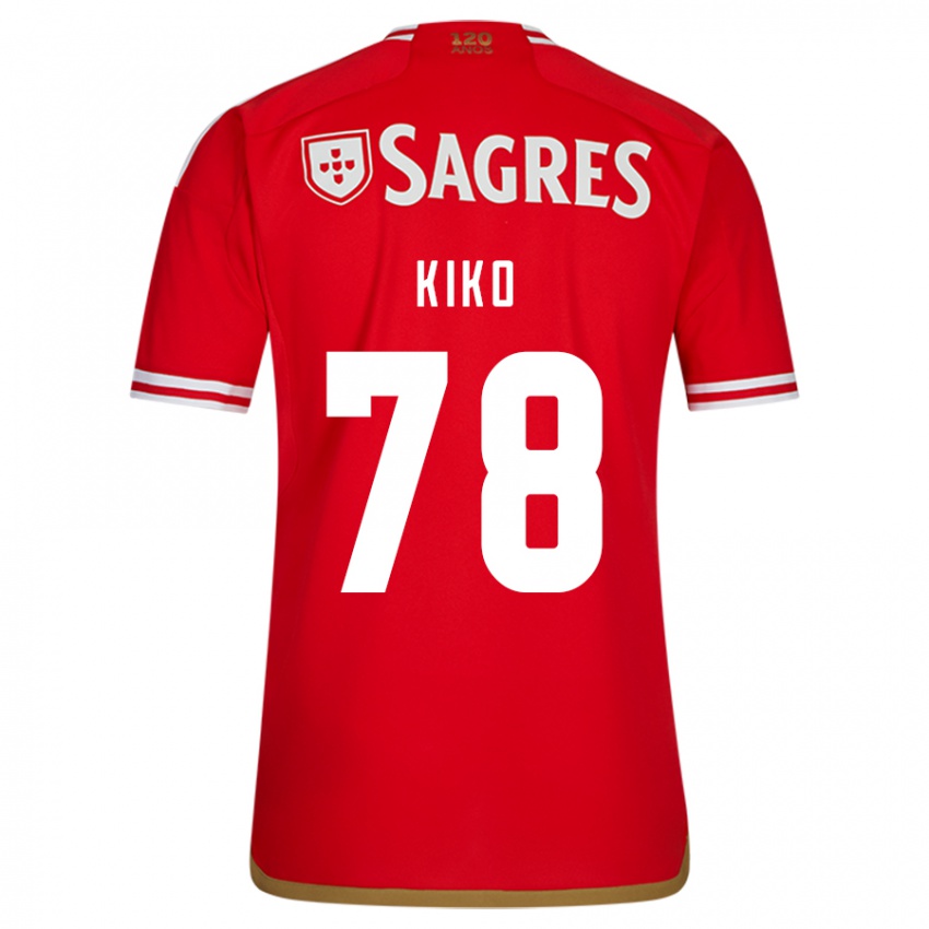 Niño Camiseta Kiko #78 Rojo 1ª Equipación 2023/24 La Camisa