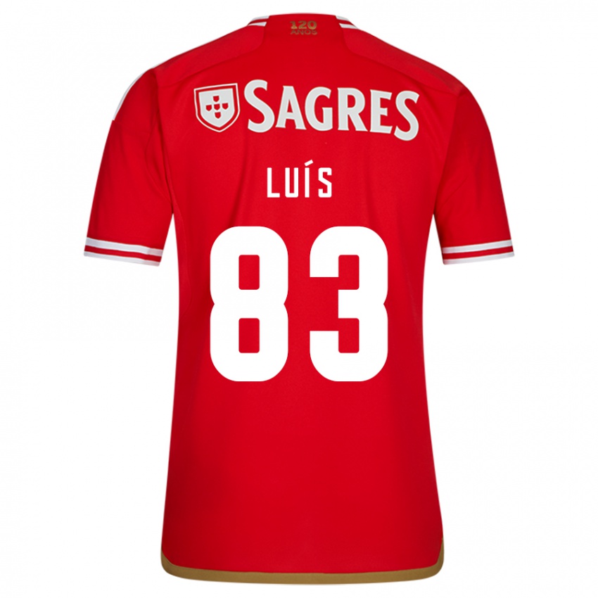 Niño Camiseta Rafael Luís #83 Rojo 1ª Equipación 2023/24 La Camisa