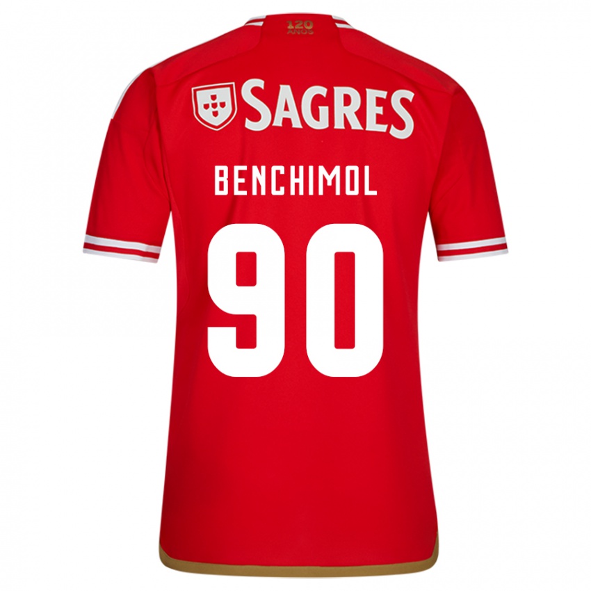 Niño Camiseta Benchimol #90 Rojo 1ª Equipación 2023/24 La Camisa