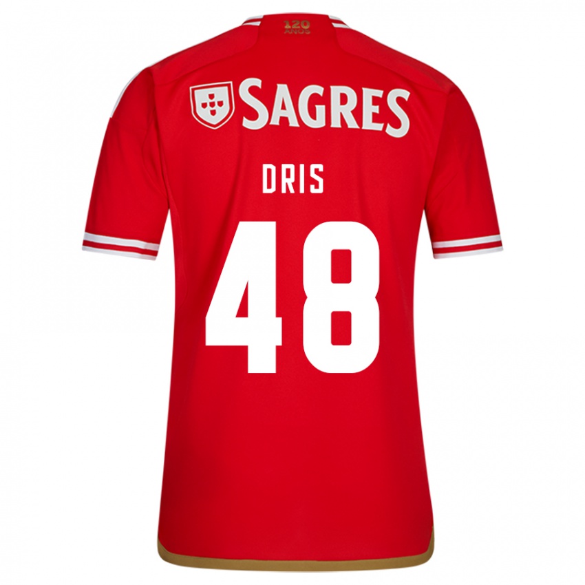 Niño Camiseta Sofiane Dris #48 Rojo 1ª Equipación 2023/24 La Camisa