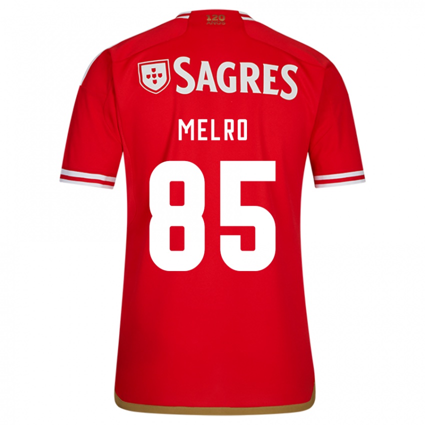 Niño Camiseta José Melro #85 Rojo 1ª Equipación 2023/24 La Camisa