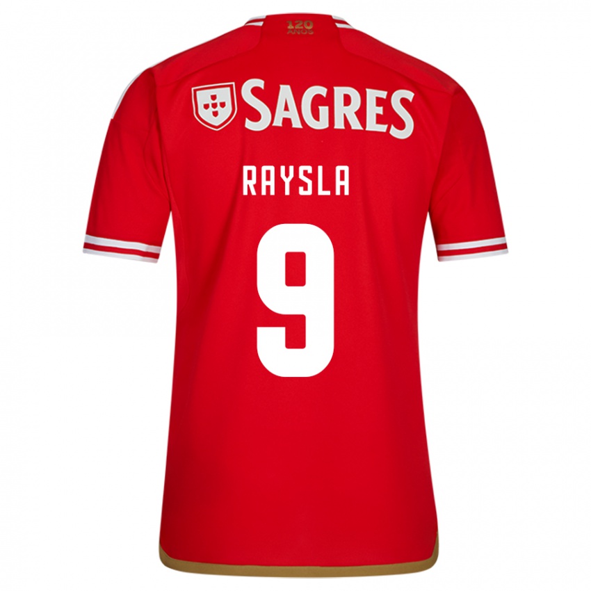 Niño Camiseta Nycole Raysla #9 Rojo 1ª Equipación 2023/24 La Camisa