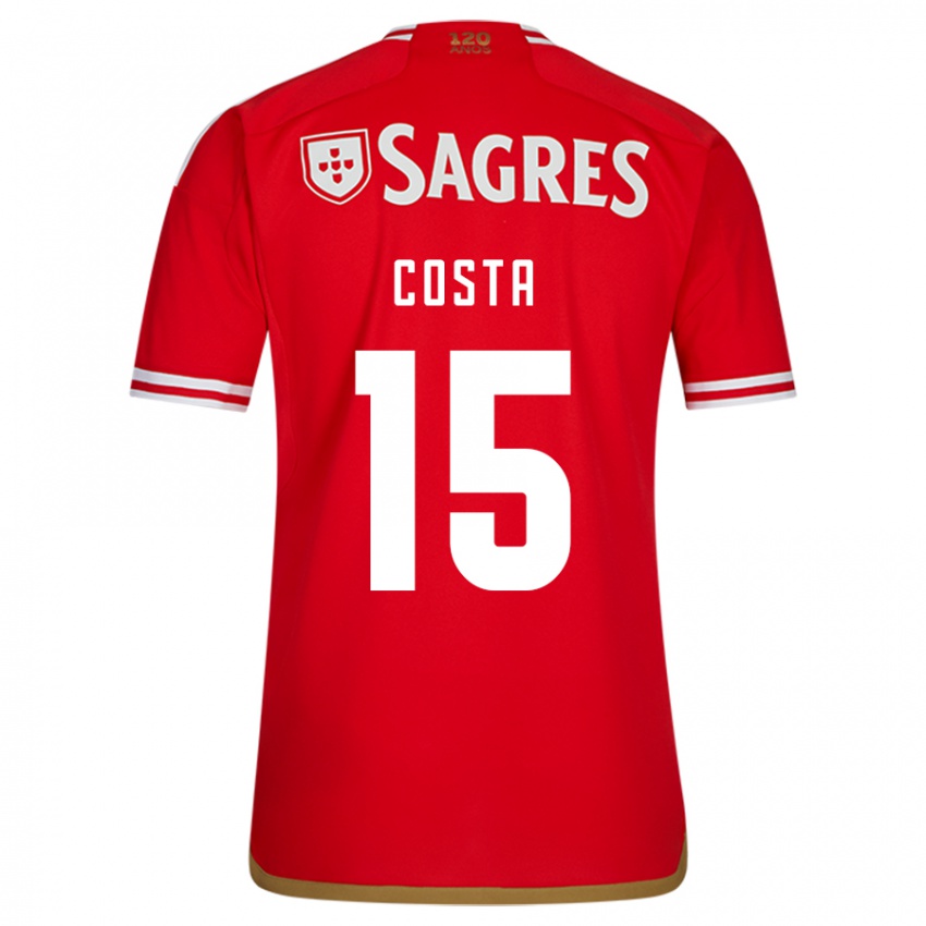 Niño Camiseta Carole Costa #15 Rojo 1ª Equipación 2023/24 La Camisa