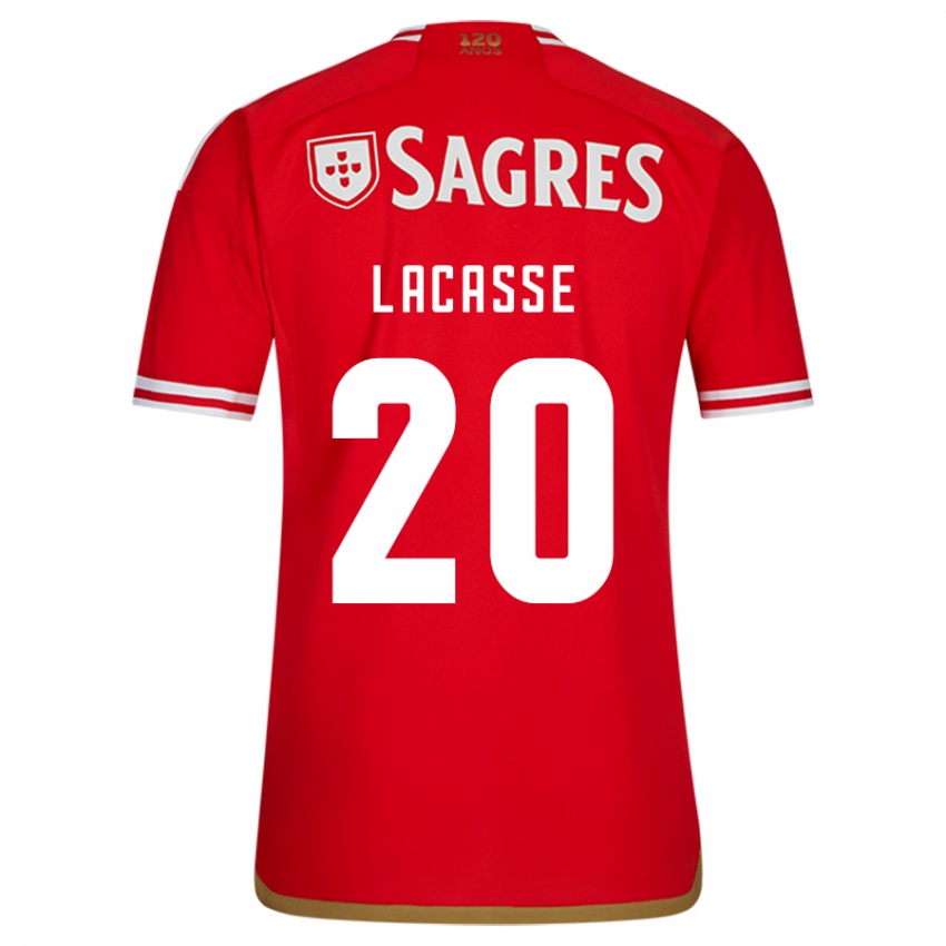 Niño Camiseta Cloe Lacasse #20 Rojo 1ª Equipación 2023/24 La Camisa