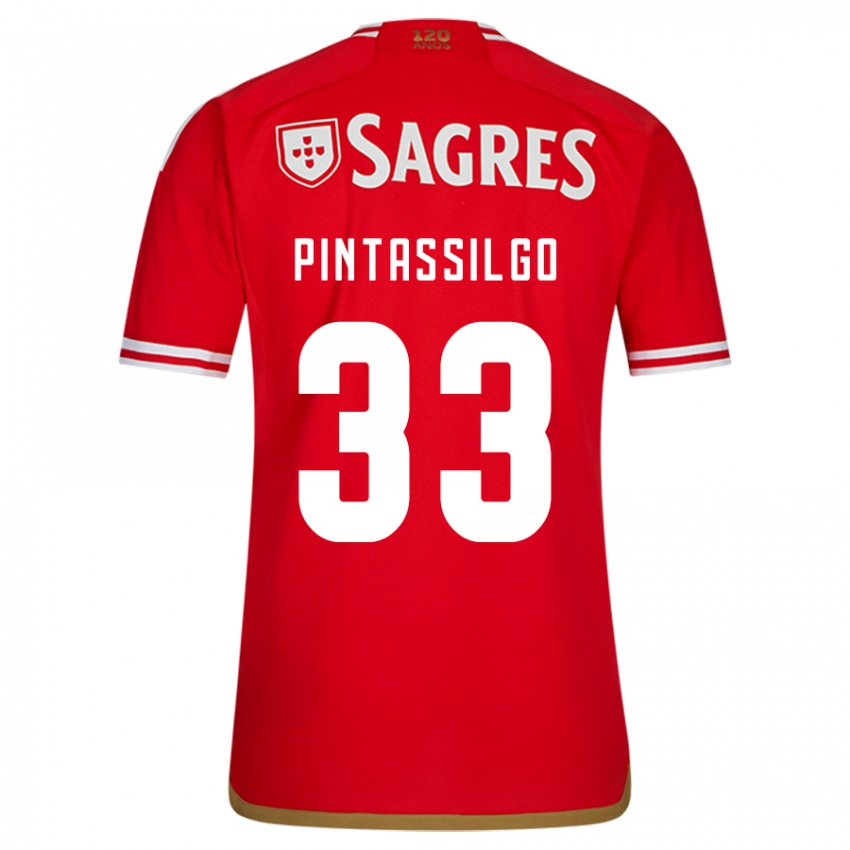Niño Camiseta Lara Pintassilgo #33 Rojo 1ª Equipación 2023/24 La Camisa